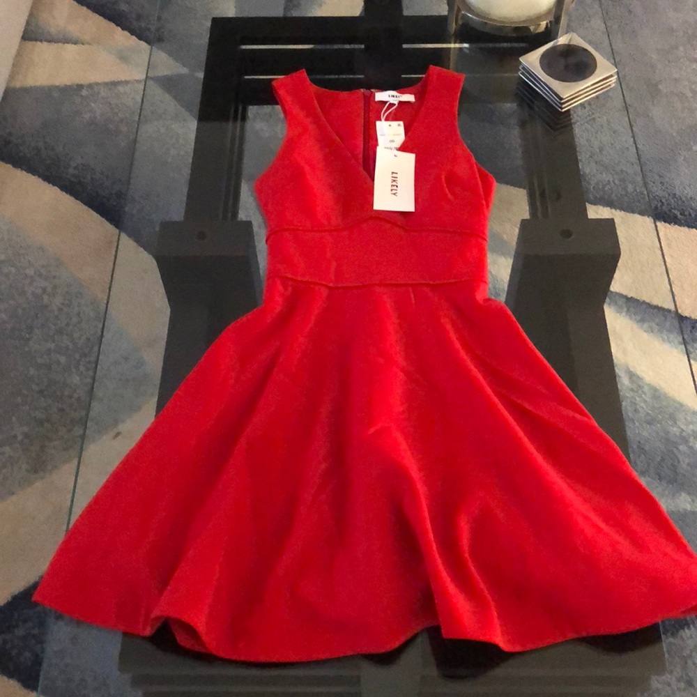 Likely red dress